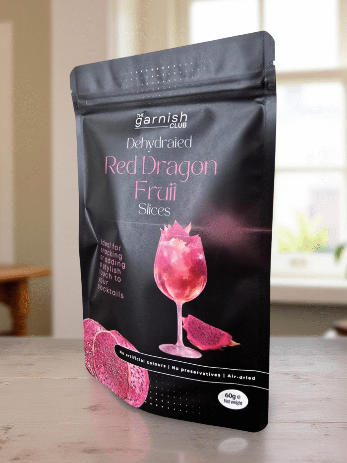 The Garnish Club Dehydrated Red Dragon Fruit Slices - Image 9